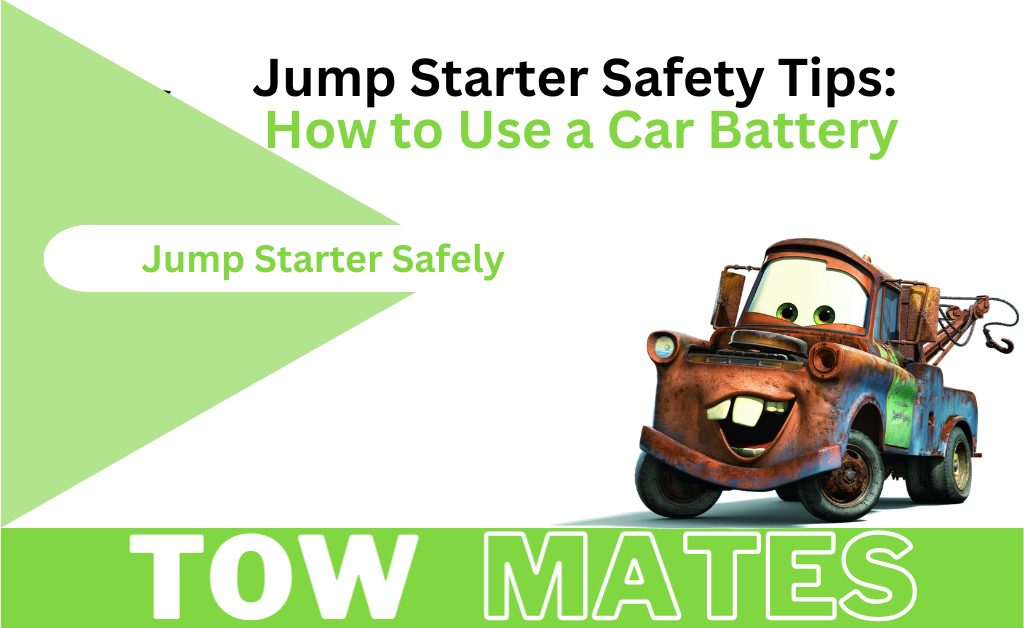 Jump starter safety tips